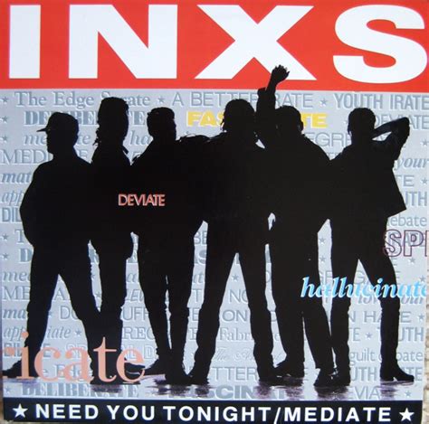 INXS - Need You Tonight / Mediate (1987, Vinyl) | Discogs