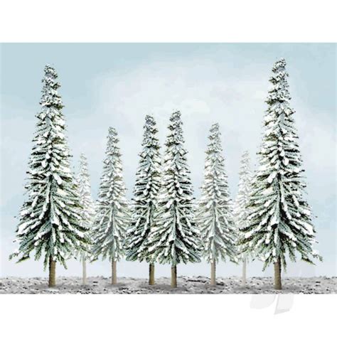 JTT 92008 Scenic Snow Pine 6 To 10 O Scale 12 Pack Trees For