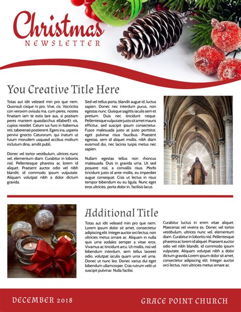 Christmas Newsletters Templates Printable Word Searches