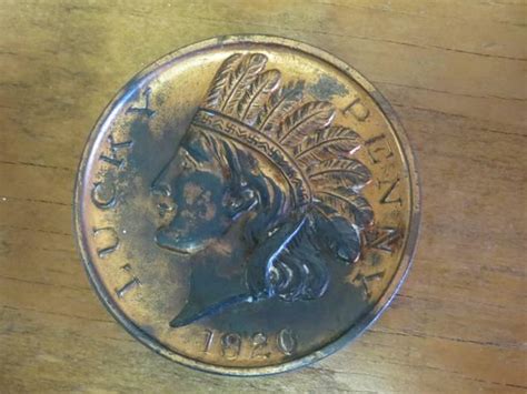 1920 Lucky Penny Souvenir 3 Inch Coin For Sale In Springfield Ohio