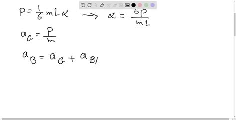 The Uniform Bar Of Mass M And Length L Is Balanced In The Vertical