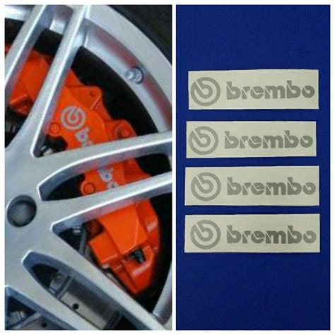 Buy R G Brembo Brake Caliper High Temp Decal Sticker Set Of