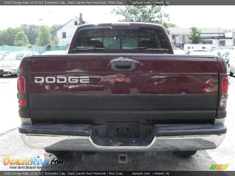 2000 Dodge Ram 1500 Slt Extended Cab Dark Garnet Red Pearlcoat Mist