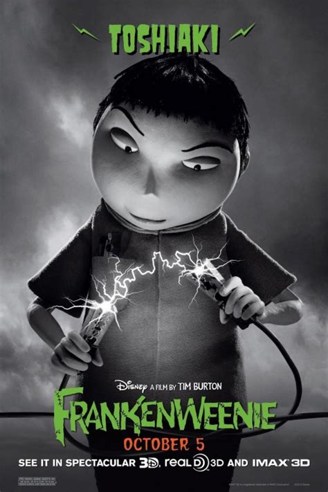 9 New Characters Posters of Tim Burton’s Frankenweenie |Teaser Trailer