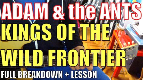 Adam And The Ants Kings Of The Wild Frontier Guitar Tutorial Youtube