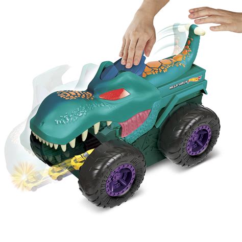 Masinuta Hot Wheels Monster Trucks Transportator Mega Wrex Emag Ro