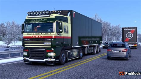 ETS2 DAF XF 105 By Vad K Im WINTER Auf Der ProMods 2304 EURO TRUCK