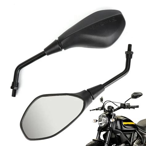 Motorcycle Rearview Side Mirrors Motorbike Bar End Rear View Mirrors