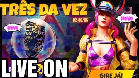 FREE FIRE AO VIVO MATADOR DE PLATINA SORTEIO GIFT CARD X1 DOS