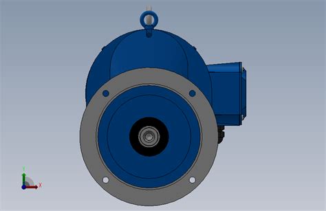 Rxf87法兰轴伸式安装斜齿轮减速机rx87 Y55 4p 132s M1 0° Φ300solidworks 2018模型图纸下载 懒石网