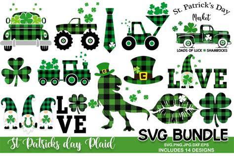 Clip Art Art And Collectibles St Patricks Svg Bundle Cricut Saint