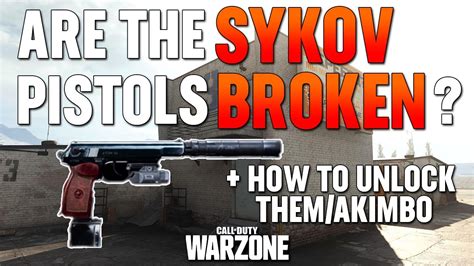 Are The NEW Sykov Pistols Broken How To Unlock Them Akimbo Cold