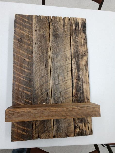 Shelf Made From Reclaimed Barn Wood Reclaimed Barn Wood Rustic