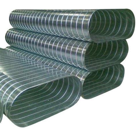 Power Tech Silver Gauge Spiral Oval Duct For Air Conditioning At Rs