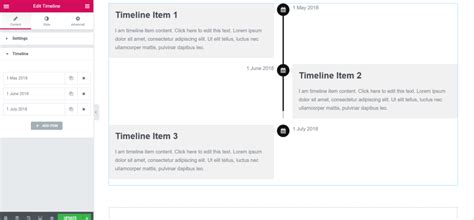 How To Add A Timeline To Your Wordpress Website Using Elementor