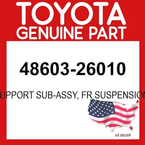 Toyota Genuine Oem Support Sub Assy Fr Suspension