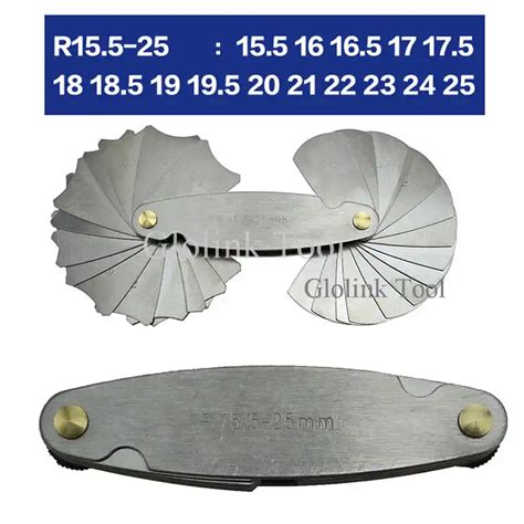 Radius Gage Gauge Fillet Set R R R R Mm Concave