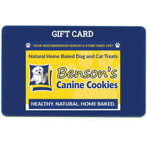 Gift Card | Benson's Canine Cookies