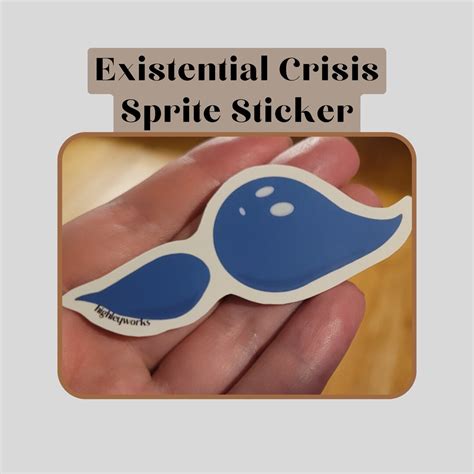 Existential Crisis Sprite Sticker Supernatural Stickers Readers Ghosts Spirits Sprites