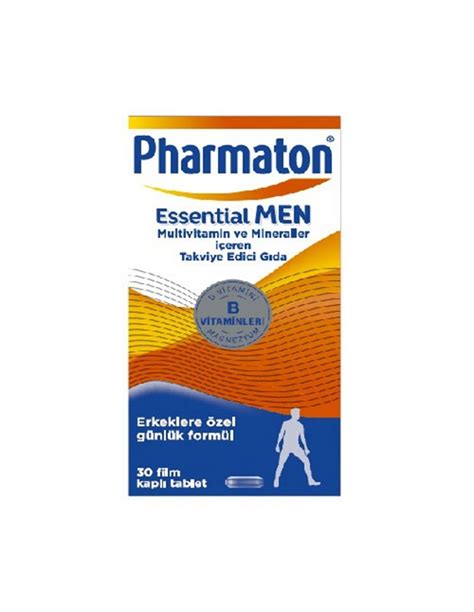 Pharmaton Essential Men Takviye Edici Gıda 30 Tablet