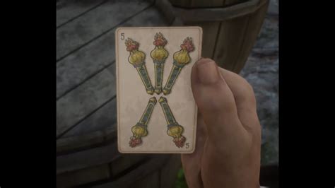 Red Dead Redemption 2 Online Five Of Wands Tarot Card Location In Rhodes Youtube