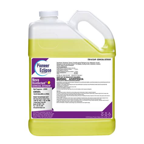 Pioneer Eclipse Nova™ Concentrated Germicidal Cleaner And Disinfectant 615lmp 1 Gallon Bottles