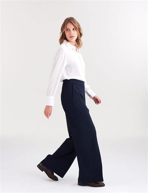 Y Ksek Bel Wide Leg Pantolon Marks Spencer