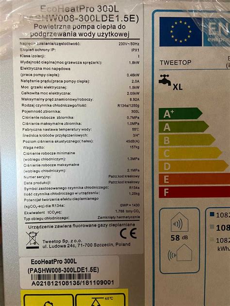 Pompa ciepła EcoHeat Pro 300L Ujazd • OLX.pl