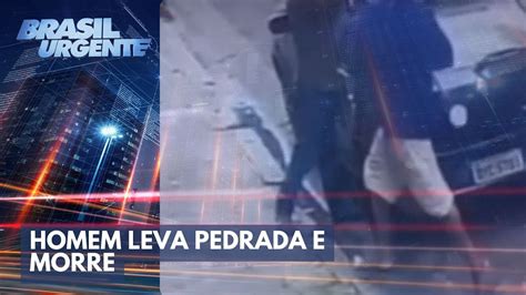 Homem Leva Pedrada E Morre No Centro De SP YouTube