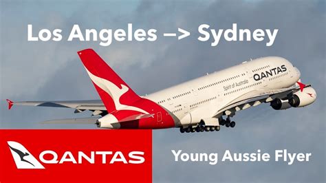 The Worlds Largest Passenger Aircraft Qantas Airways Lax Syd Qf