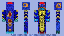 Poseidon || Naga Minecraft Skin