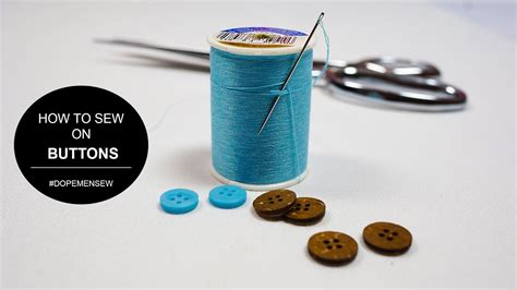 How To Sew On A Button Youtube