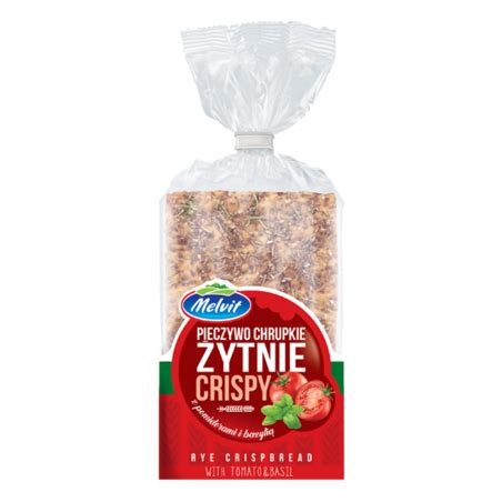 Pieczywo Chrupkie Crispy Ytnie Z Pomidorami G Melvit