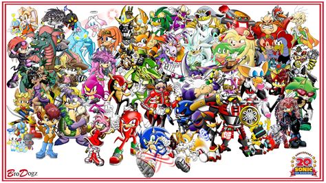 Sonic Characters Wallpapers on WallpaperDog