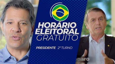 Horário Eleitoral Br 2º Turno Candidatos à Presidência 17102018