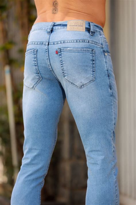 Cal A Jeans Reta Barra Normal Atacado Masculina Revanche Solenzo Azul