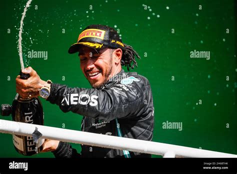 Lewis Hamilton Interlagos Podium Hi Res Stock Photography And