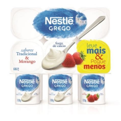 Iogurte Nestle G Grego Light Tradicional Morango Maracuj Oferta Na