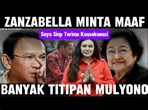 Zanzabella Keputusan Pdip Agak Kecewa Kenapa Bukan Ahok Youtube