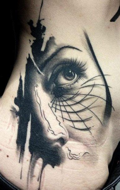 Face Tattoo By Florian Karg Post 8432 Eye Tattoo Portrait Tattoo