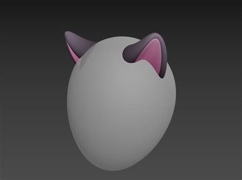 Orejas De Gato Modelo 3d 25 Obj Max Fbx Free3d