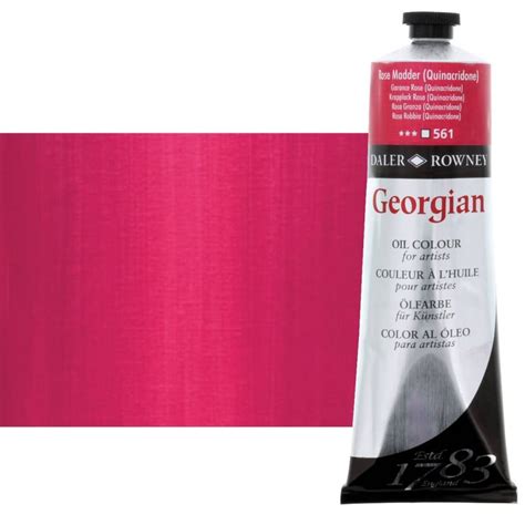 Daler Rowney Georgian Oil Color Ml Tube Rose Madder Jerry S Artarama