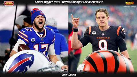 Chiefs Bigger Rival: Burrow/Bengals or Allen/Bills?