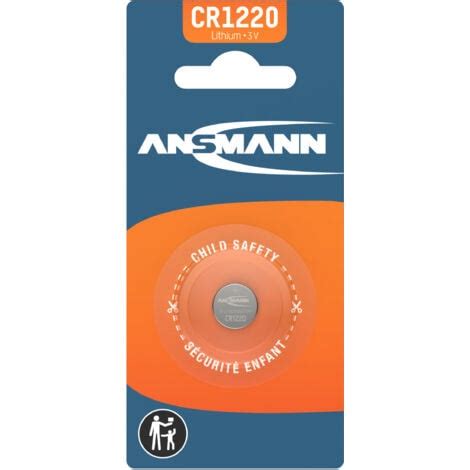 ANSMANN Pile Bouton CR1220 3V 36 MAh 1 Pce