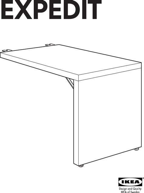 Ikea Expedit Desk Assembly Instruction