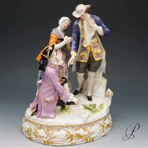 große Figurengruppe Meissen 1 Wahl um 1900 Jhd Porzellan Porcelain