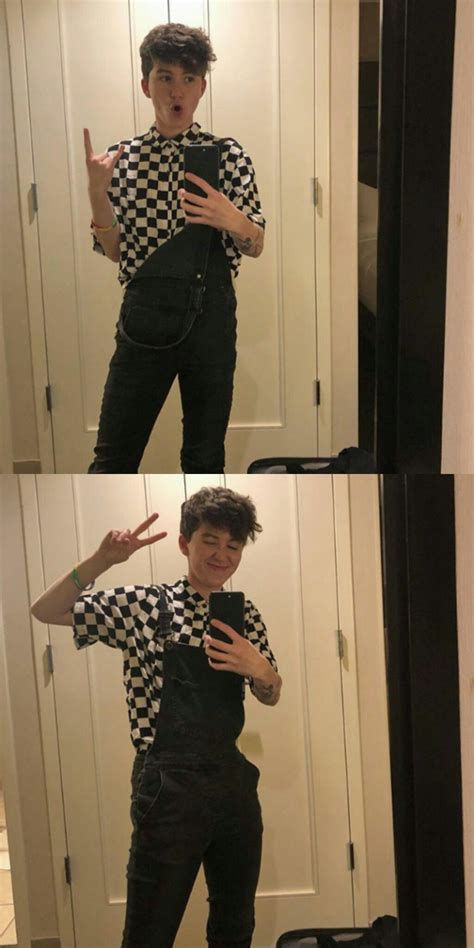 Ftm Outfits Masc Outfits Cool Outfits Summer Outfits Ftm Haircuts Miles Mckenna Overalls