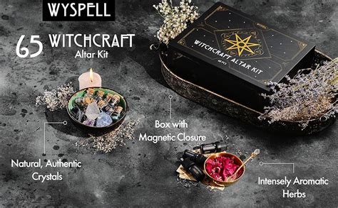 Large Witchcraft Kit Pcs Witch Altar Starter Kit Wiccan Supplies