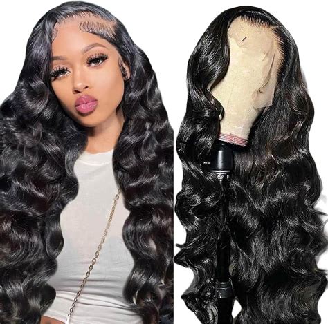 Hogu 200 Density Body Wave Lace Front Wigs Human Hair 13x6 Hd Lace Frontal Wigs For Black Women