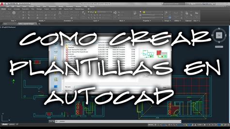 Creación y Uso de Plantillas en AutoCAD Tutorial Completo YouTube